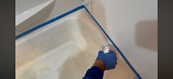 Before/after bathtub reglazing